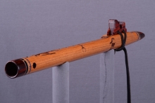 Borneo Ironwood Native American Flute, Minor, Mid F#-4, #I71H (8)
